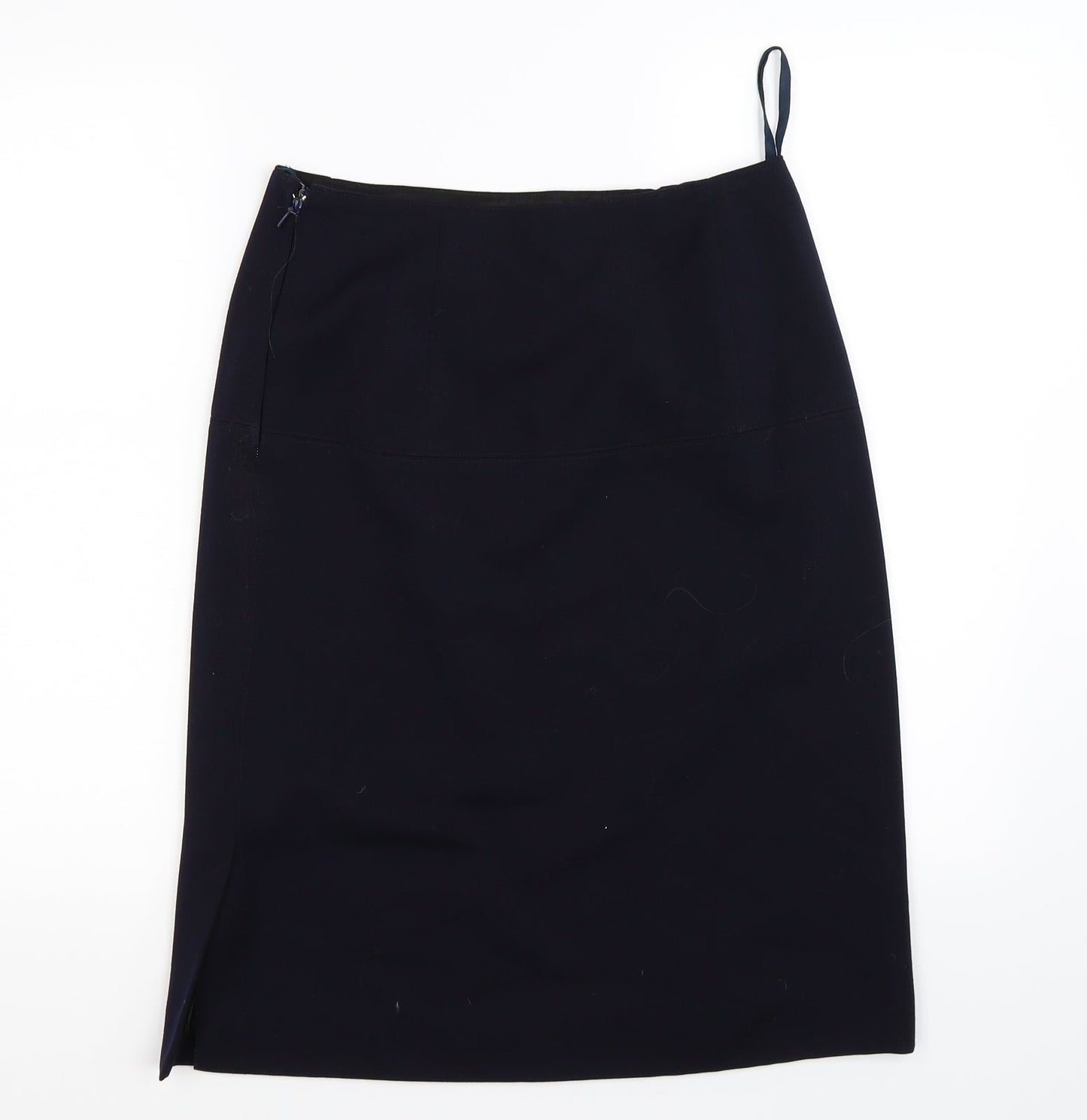 Preworn Womens Blue   Straight & Pencil Skirt Size 28 in