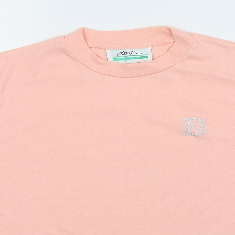 DASH Womens Pink   Basic T-Shirt Size M