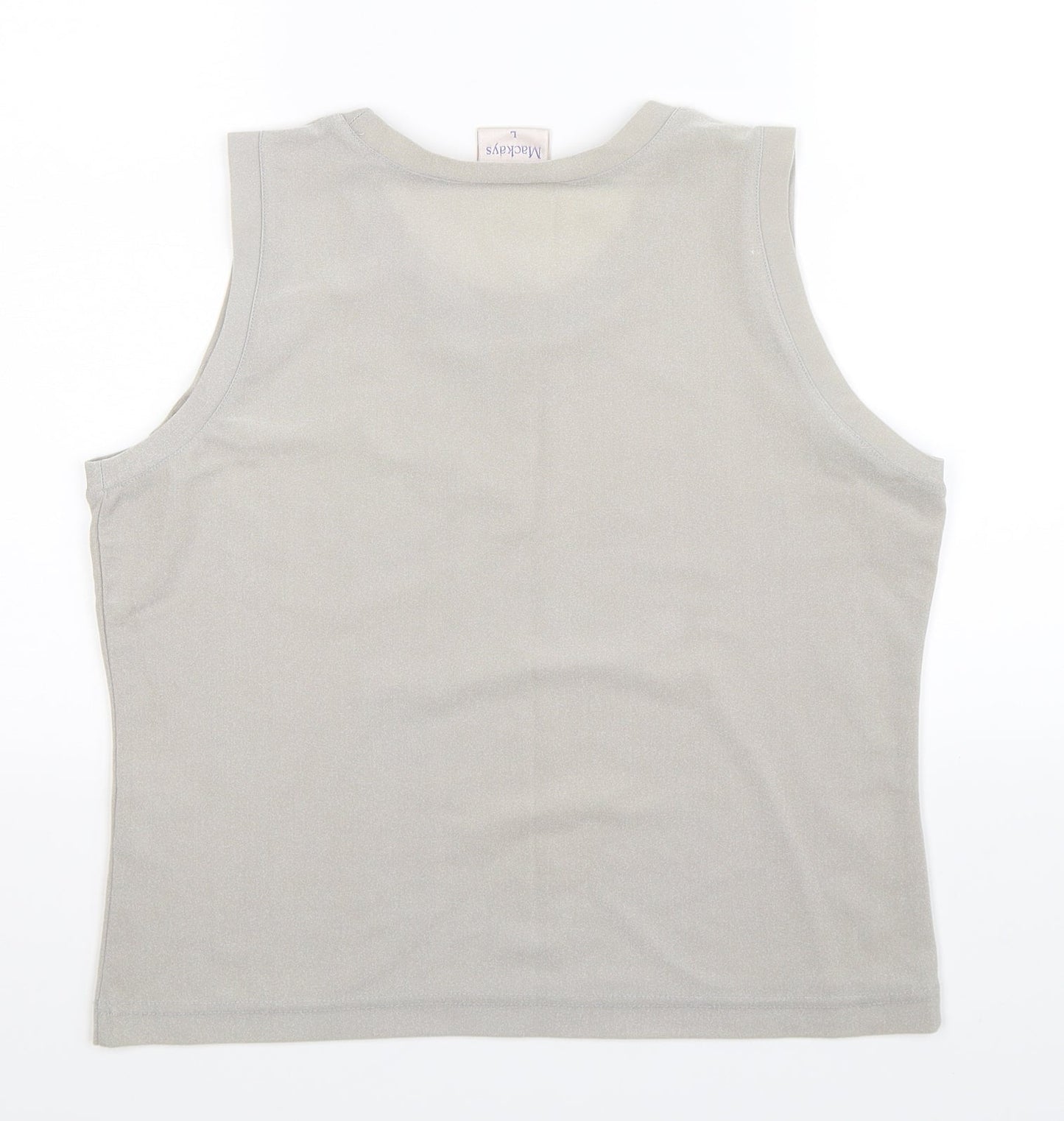 Mackays Womens Silver   Basic Tank Size L