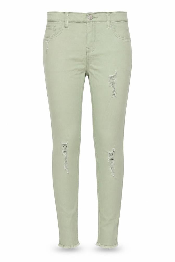 Primark Girls Green   Skinny Jeans Size 11-12 Years