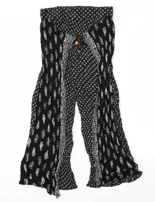 akas Womens Black   Trousers  Size 10 L20 in