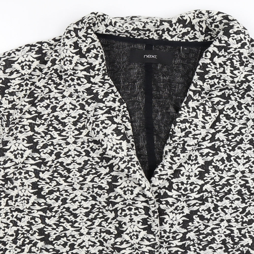 NEXT Womens Black Floral  Jacket  Size 16