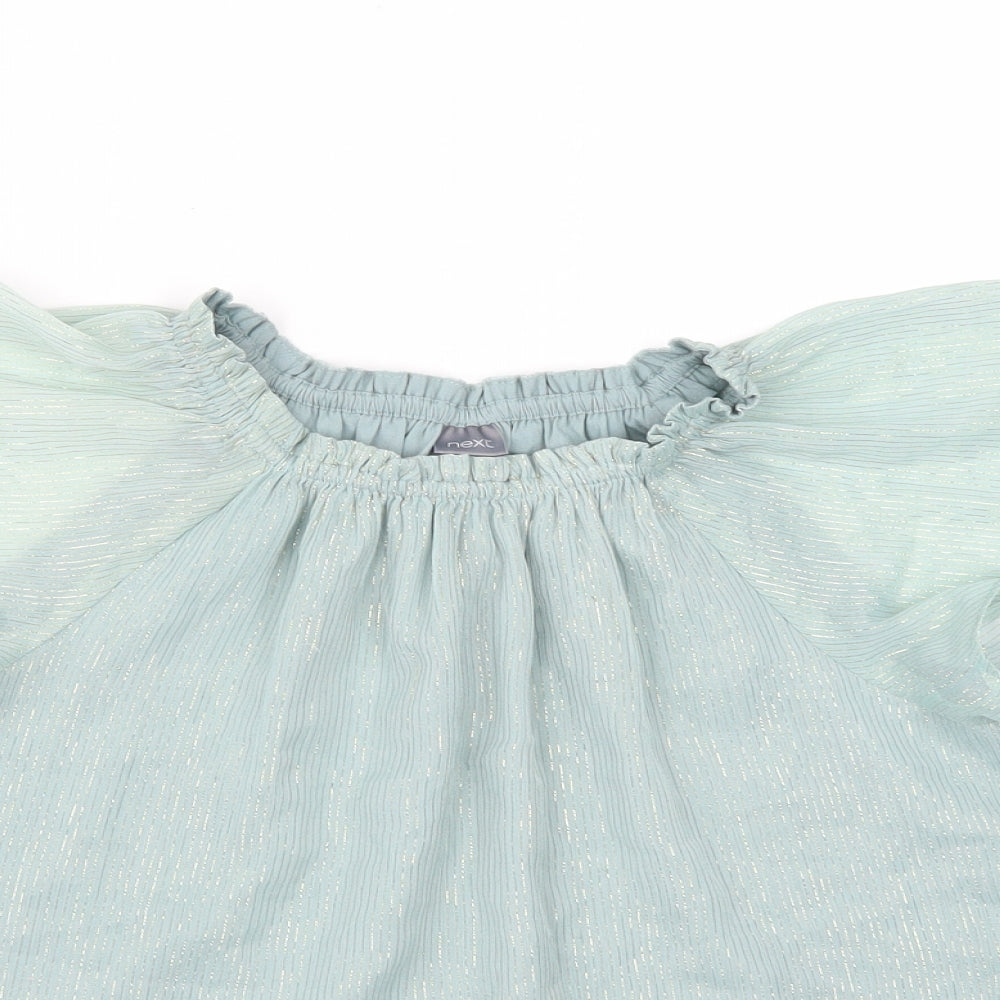 NEXT Girls Green   Basic Blouse Size 9 Years