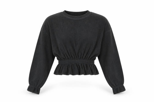 Front view of Zara Knit women’s grey knit jumper, size S
