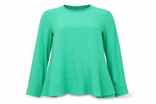Topshop Womens Green   Basic Blouse Size 12