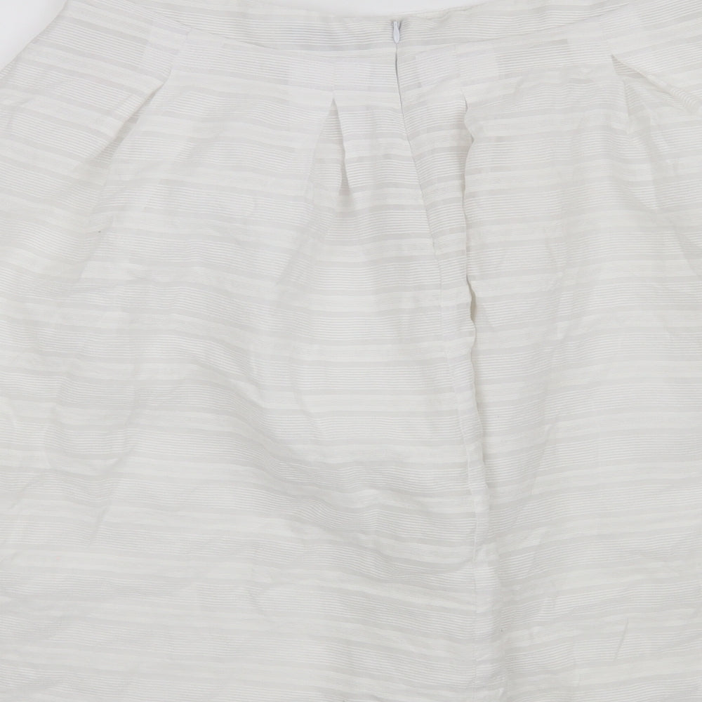 Peacocks Womens White   Pettiskirt Skirt Size 14