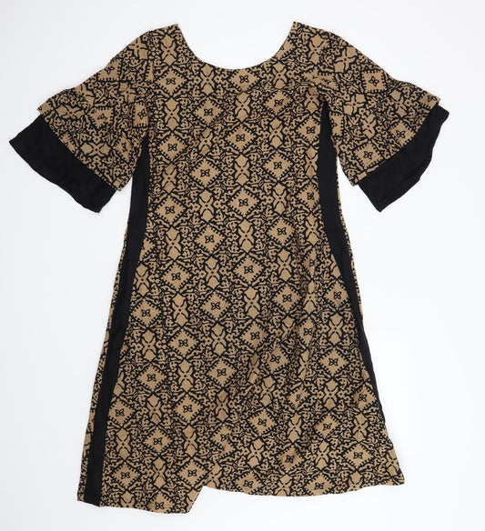 Rupali Womens Beige   A-Line  Size S