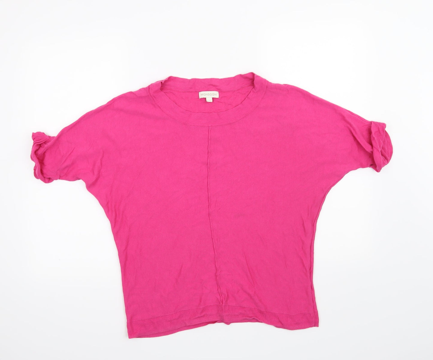 Monsoon Womens Pink   Basic T-Shirt Size M