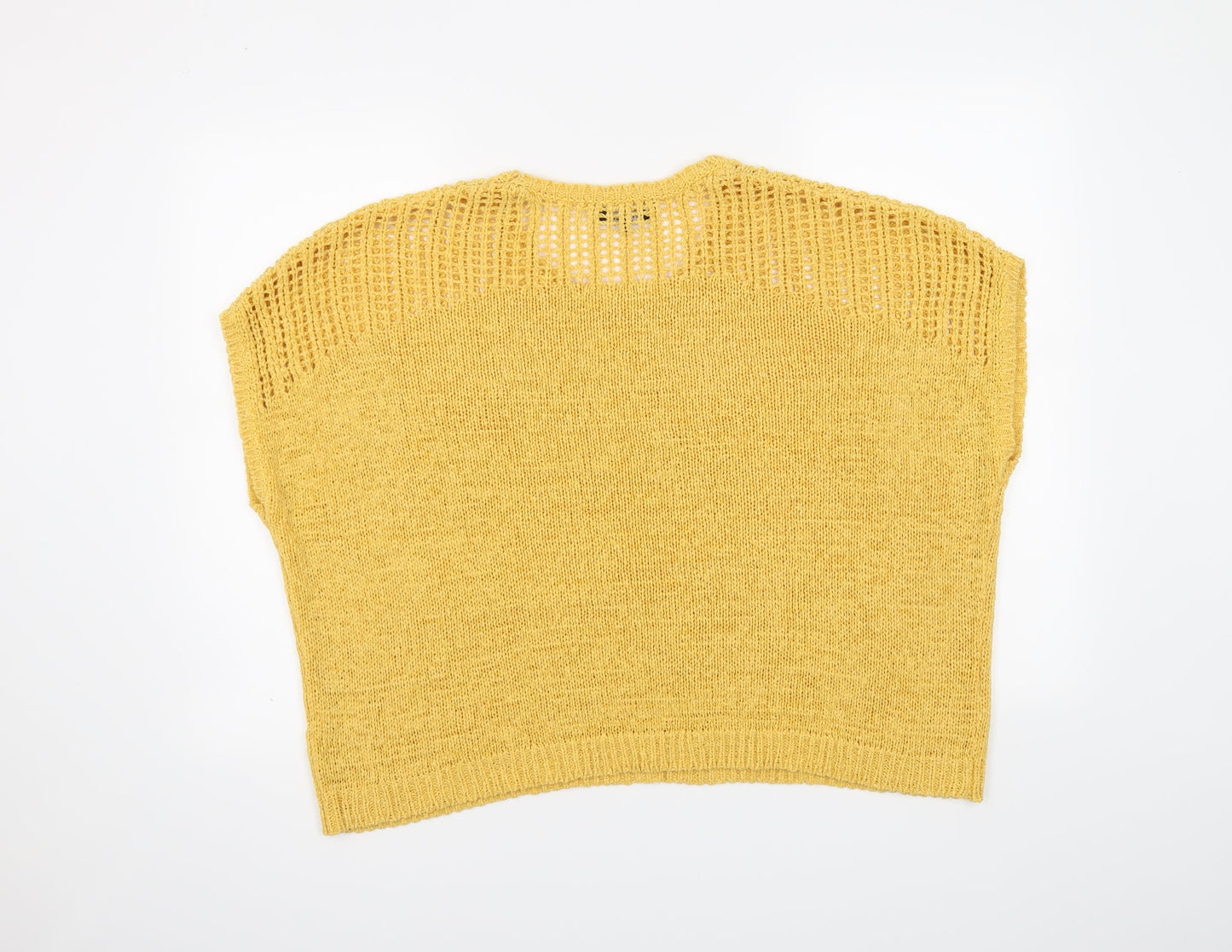Peacocks Womens Yellow   Pullover Jumper Size M