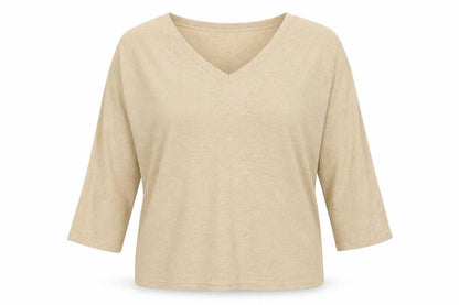 Front view of Dorothy Perkins women’s beige jumper, size UK 14