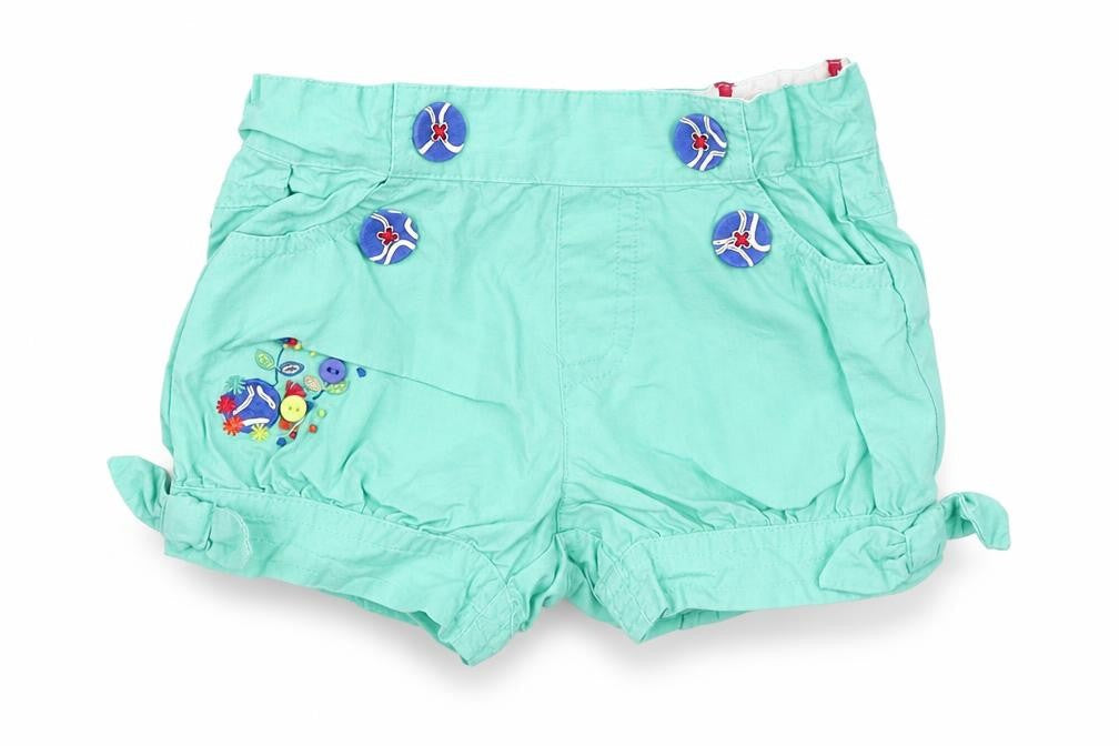 mamas & papas Girls Blue   Cargo Trousers Size 3-6 Months  - Shorts