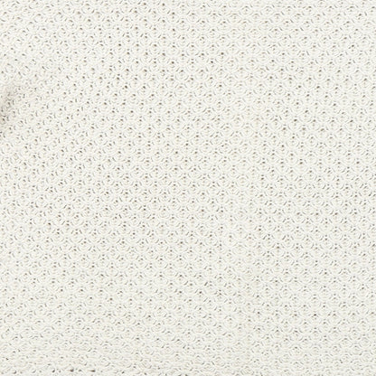 Brand and care label for Next women’s beige cardigan jumper, size M