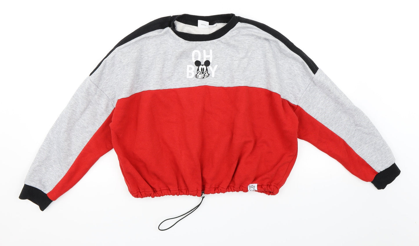Primark Womens Grey   Pullover Sweatshirt Size XS  - Mickey Mouse