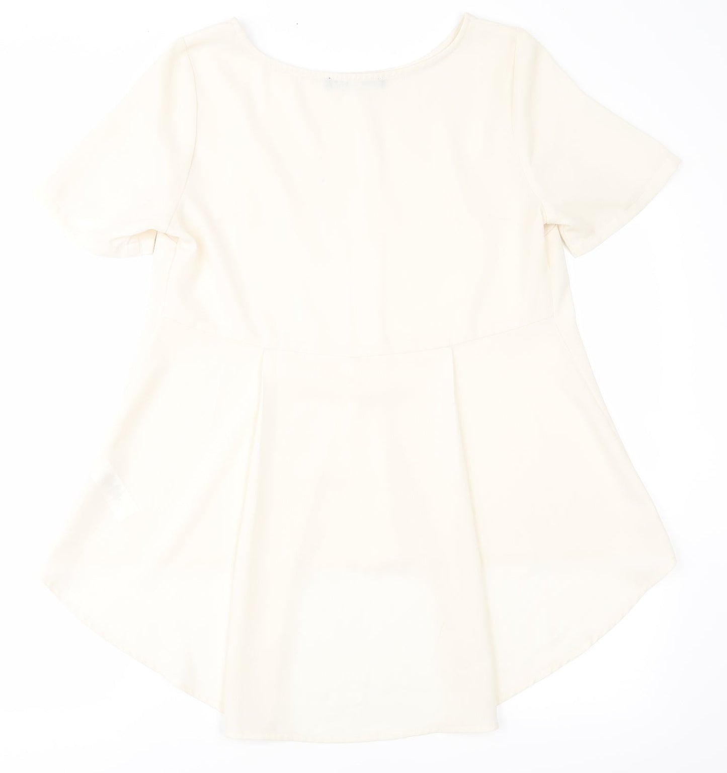 Love Label Womens Ivory   Basic Blouse Size 10