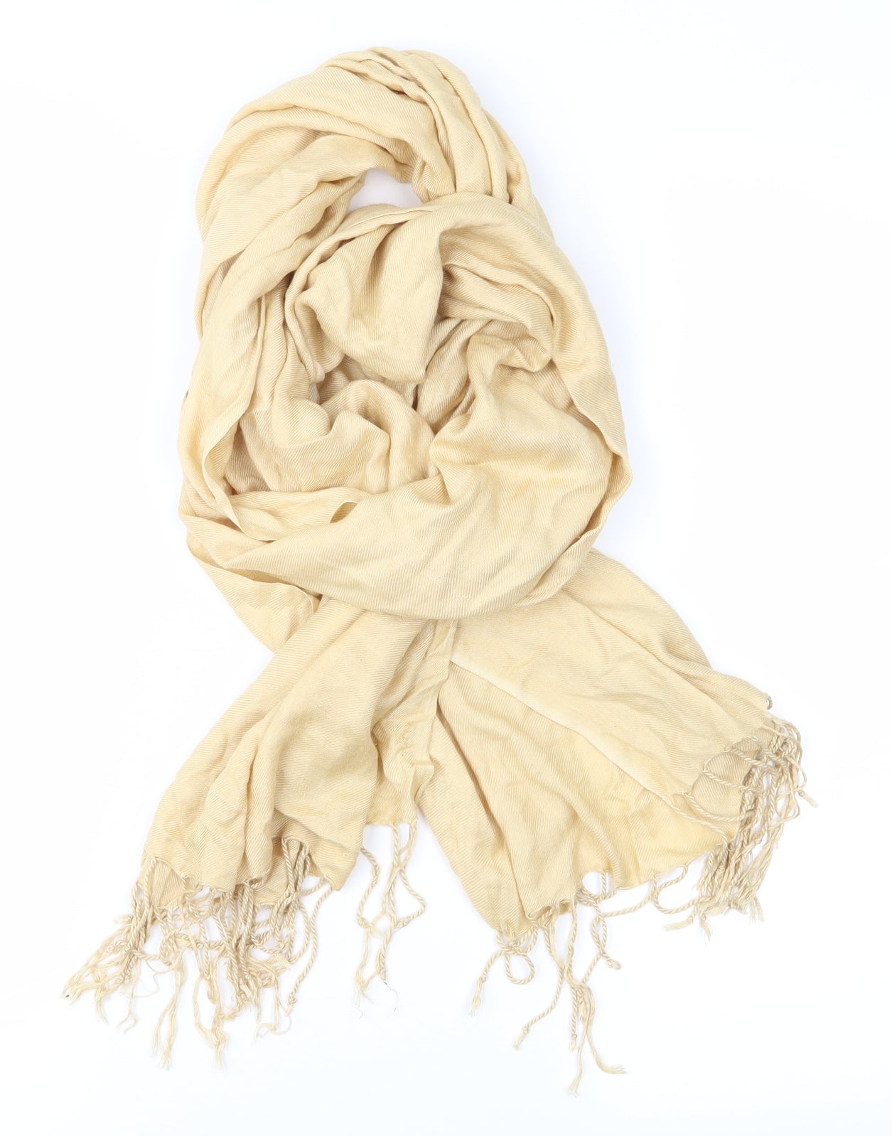 Preworn Unisex Gold    Scarf