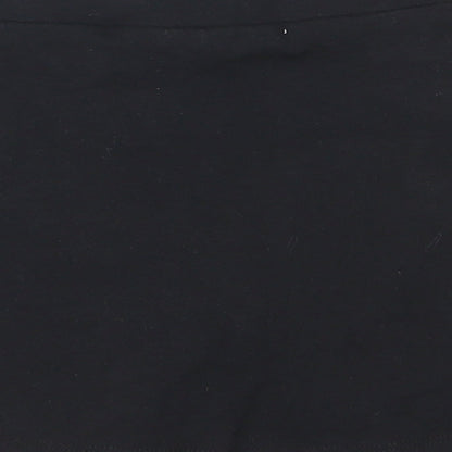 Brand and care label for Marks & Spencer girls’ black a-line skirt, size 6-7, years