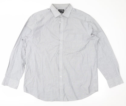 Additional front view of Debenhams men’s grey button-up, size 48