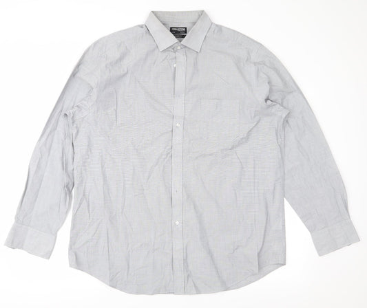 Debehams Mens Grey    Button-Up Size 48
