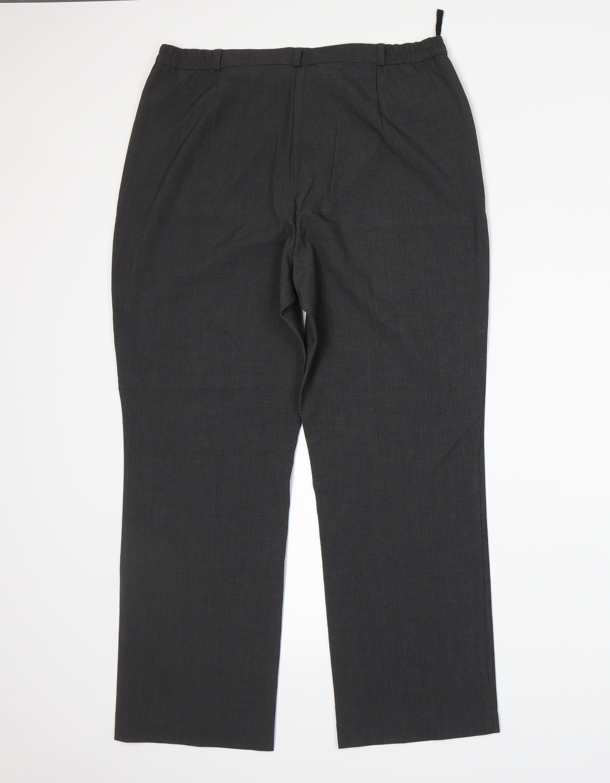 Marks and Spencer Womens Grey   Trousers  Size 14 L26 in