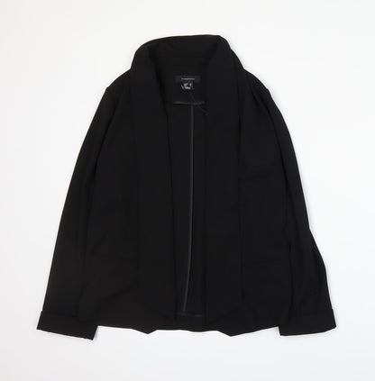 Additional front view of Atmosphere women’s black jacket suit jacket, size UK 10