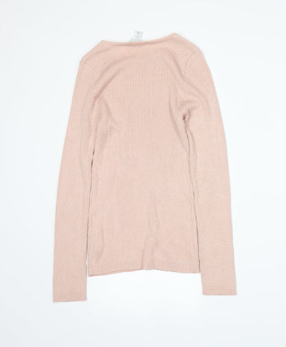 Back view of Topshop women’s pink jumper, size XS