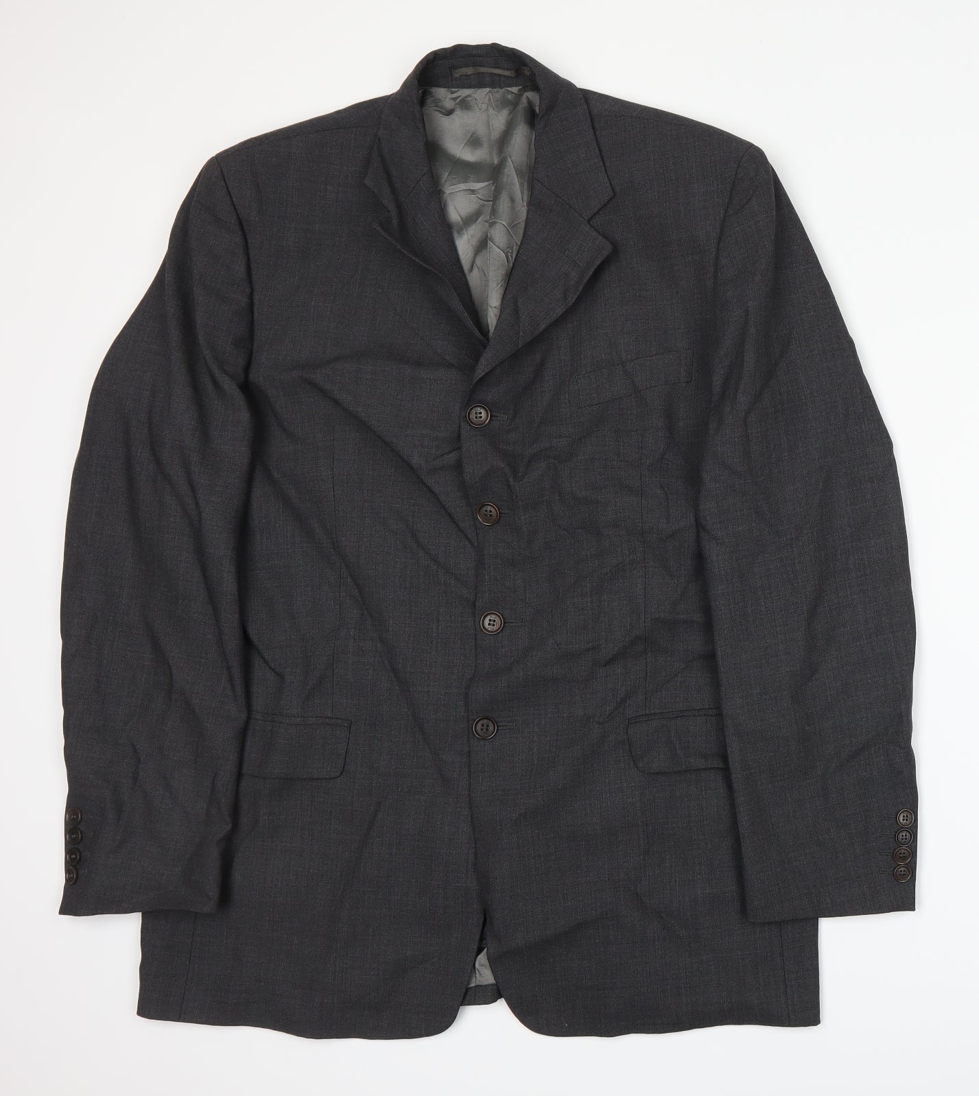 Blazer Mens Grey   Jacket Suit Jacket Size L