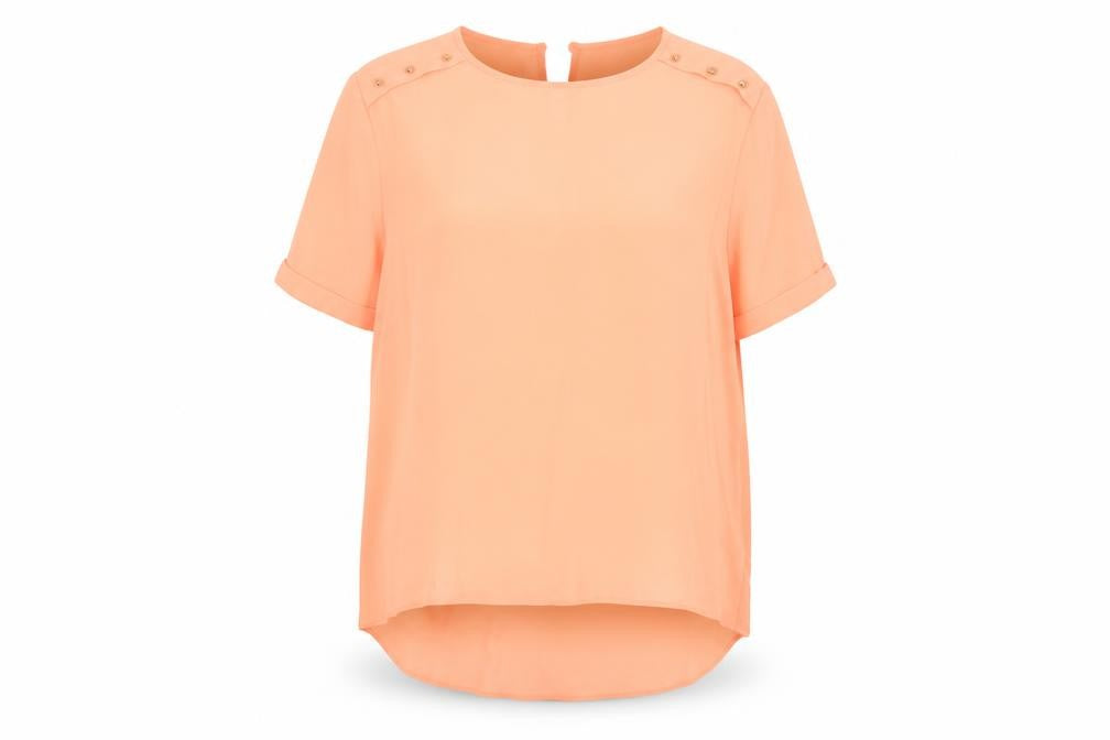 Atmosphere Womens Orange   Basic Blouse Size 12