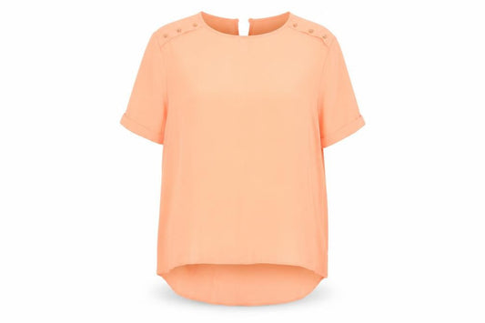 Atmosphere Womens Orange   Basic Blouse Size 12
