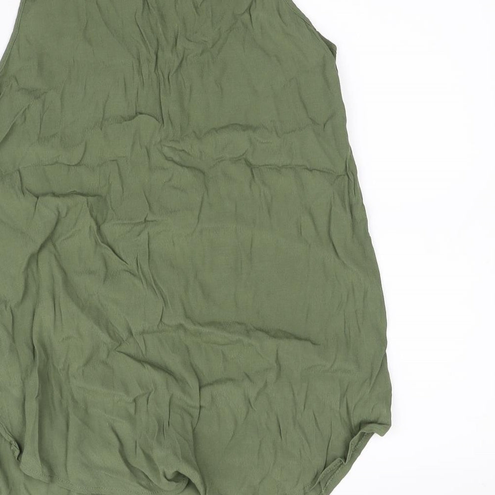 New Look Womens Green   Basic Blouse Size 8