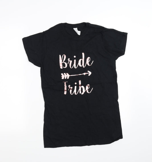 pre worn Womens Black   Basic T-Shirt Size 16