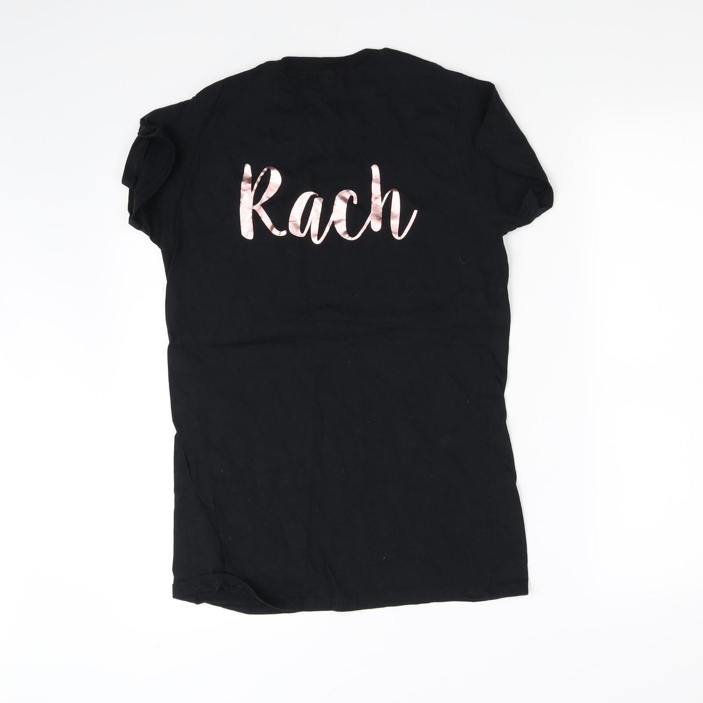 pre worn Womens Black   Basic T-Shirt Size 16