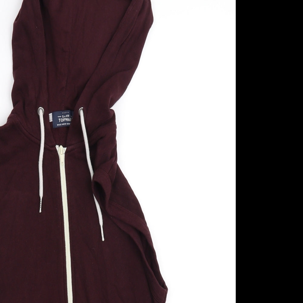 Topman Womens Purple   Gilet Jacket Size XS