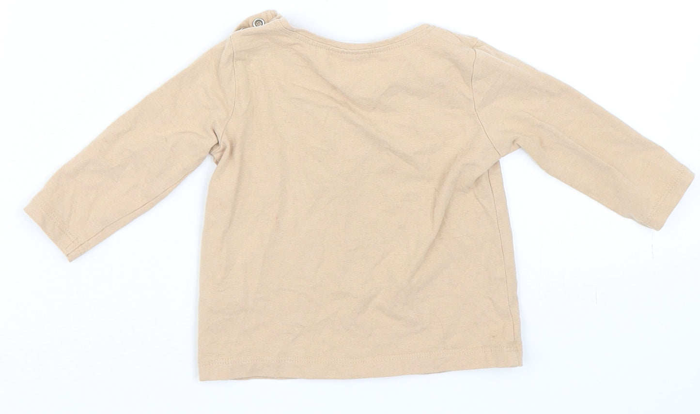 NEXT Girls Beige   Basic T-Shirt Size 3-6 Months