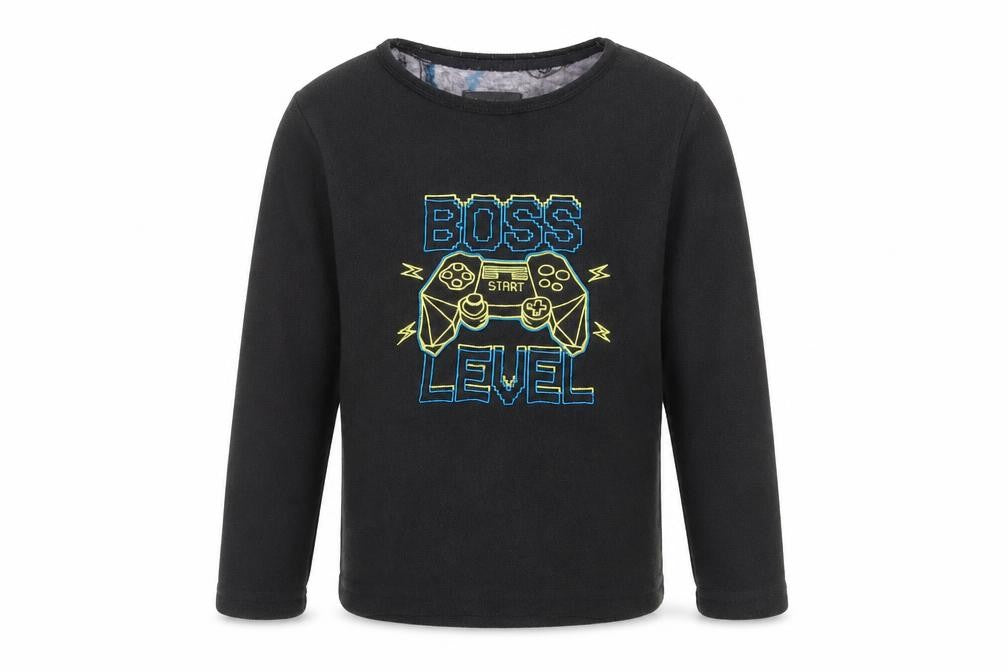 Primark Boys Grey  Fleece Pullover Sweatshirt Size 5-6 Years