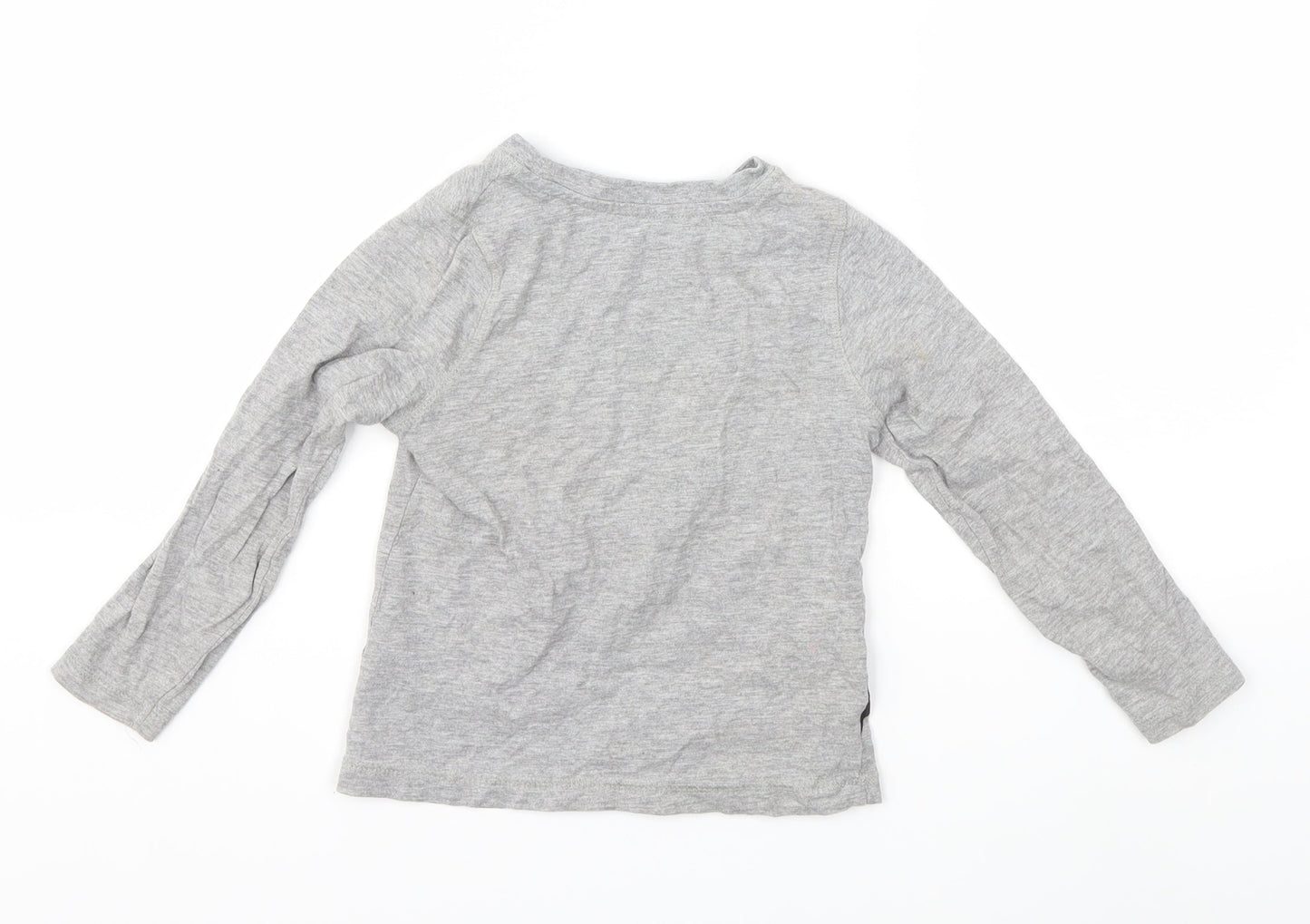George Boys Grey   Basic T-Shirt Size 3-4 Years  - Justice League