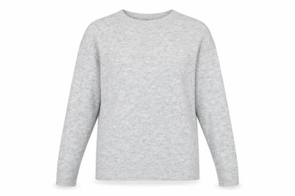 Front view of George women’s grey knit jumper, size UK 12