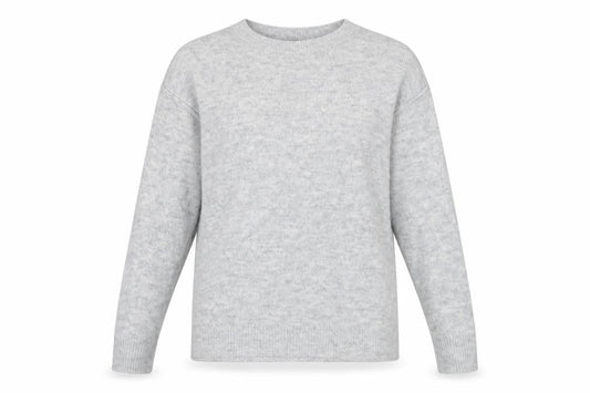 Front view of George women’s grey knit jumper, size UK 12