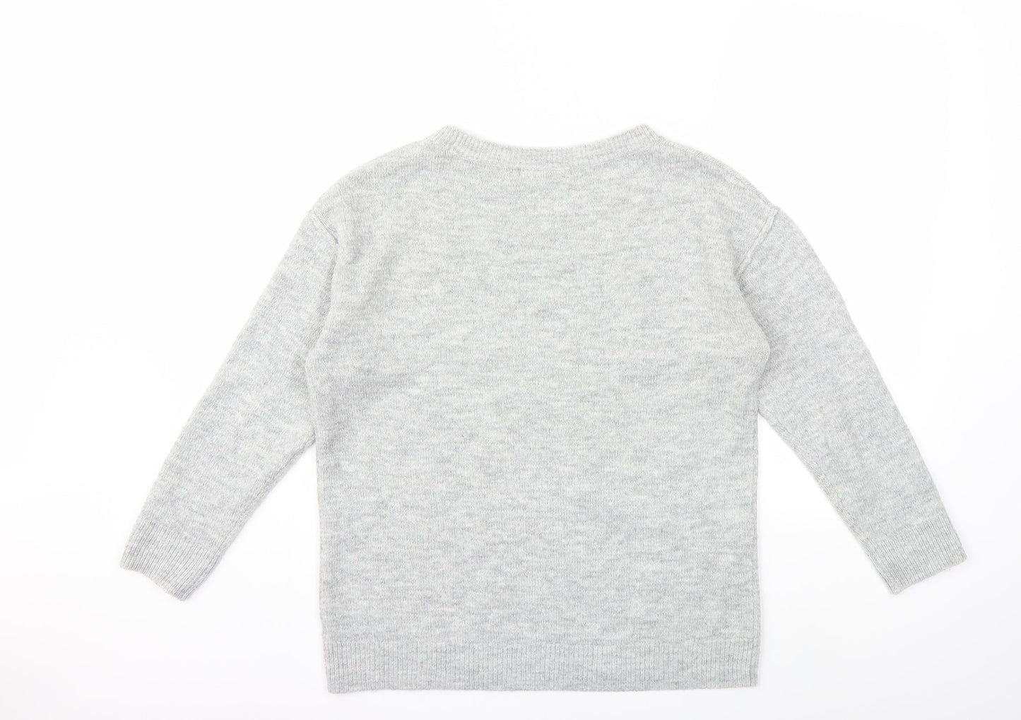 George Womens Grey  Knit Pullover Jumper Size 12
