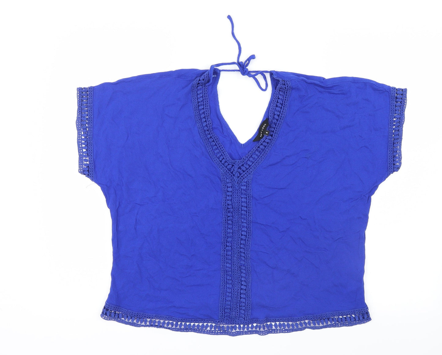 New Look Womens Blue   Basic Blouse Size 8