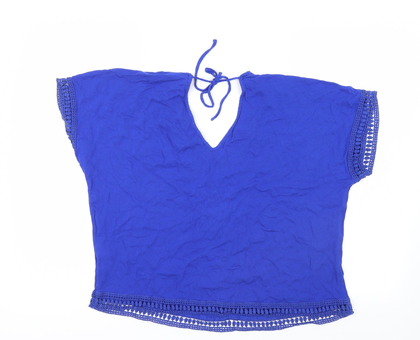 New Look Womens Blue   Basic Blouse Size 8