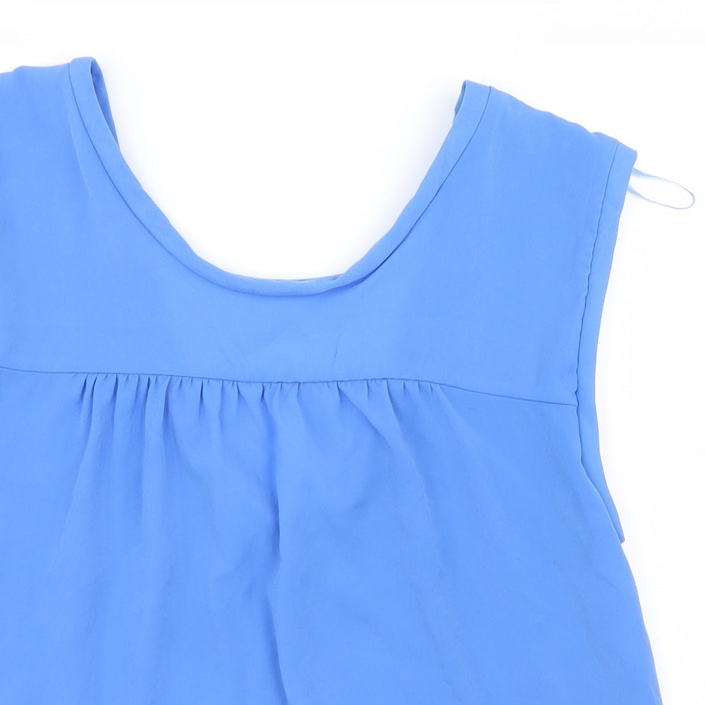 Zara Womens Blue   Basic Blouse Size 10