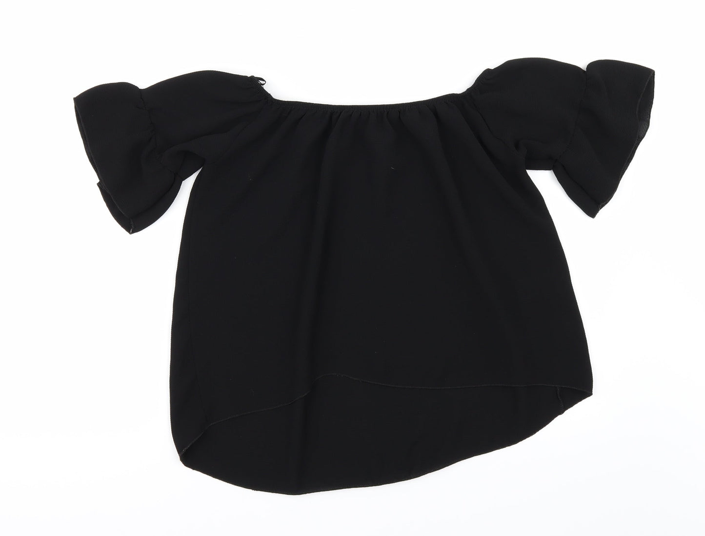 Quiz Womens Black   Tunic Blouse Size 12