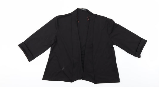 C.M.D Womens Black   Jacket  Size 18