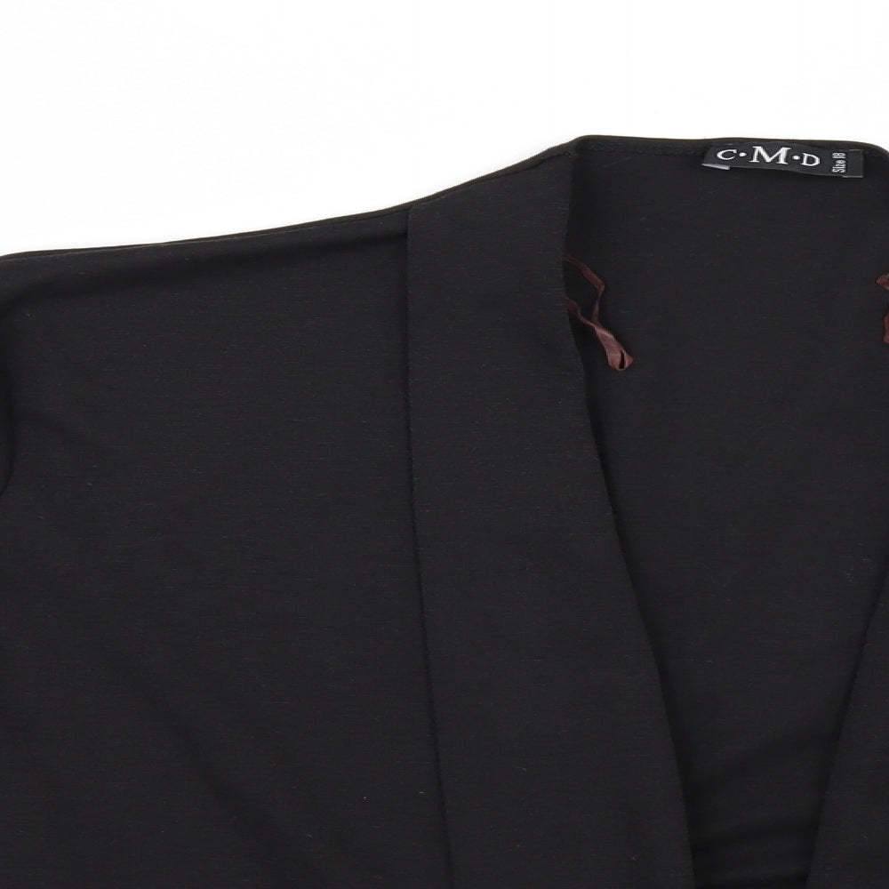 C.M.D Womens Black   Jacket  Size 18