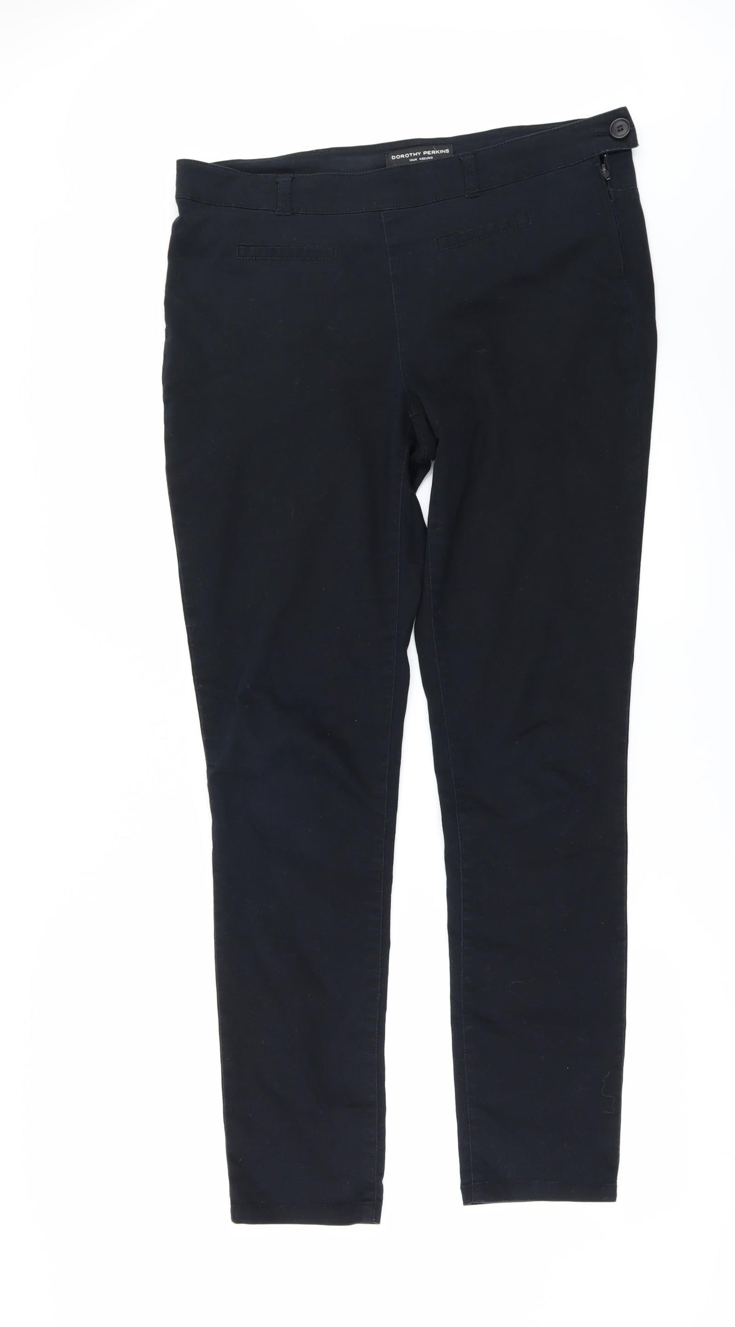 Dorothy Perkins Womens Black   Trousers  Size 14 L30 in