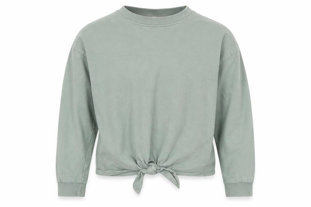 H&M Girls Green   Pullover Sweatshirt Size 9-10 Years