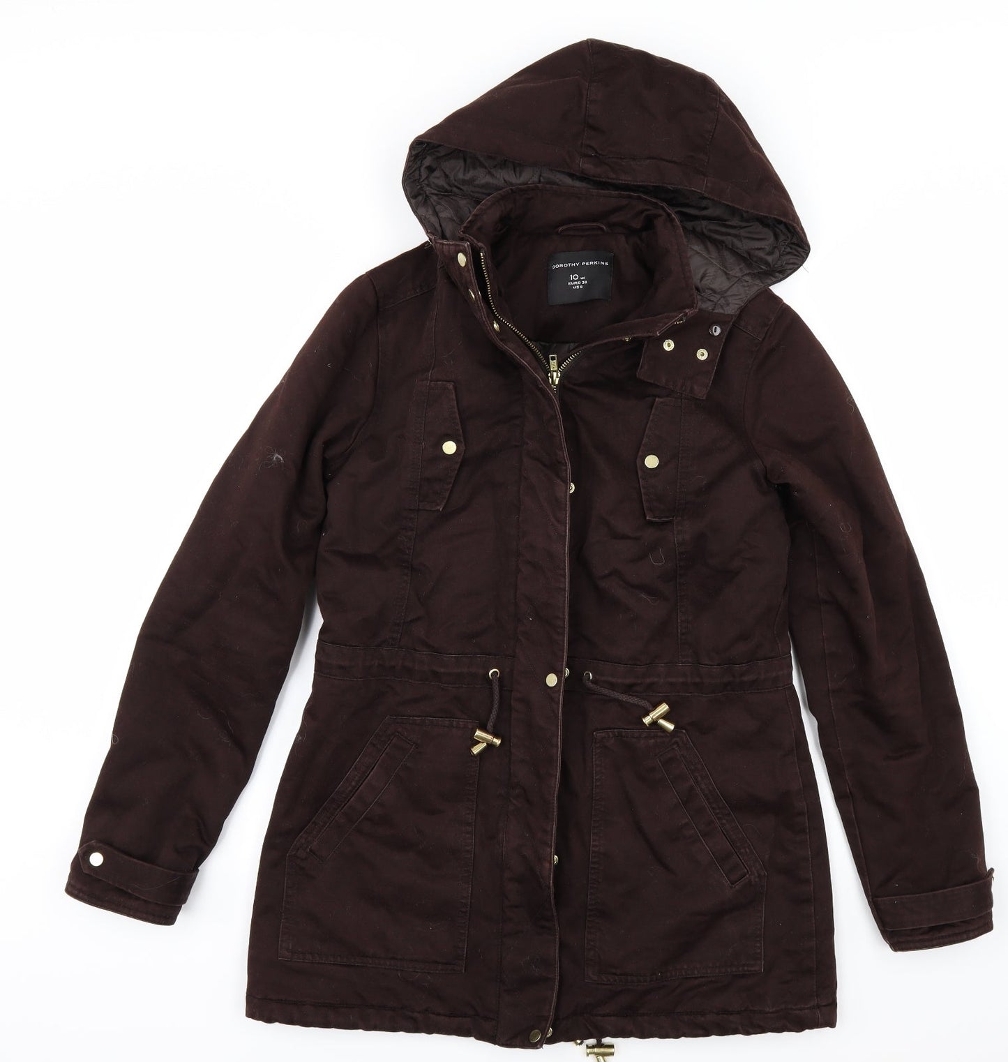 Dorothy Perkins Womens Brown   Jacket  Size 10