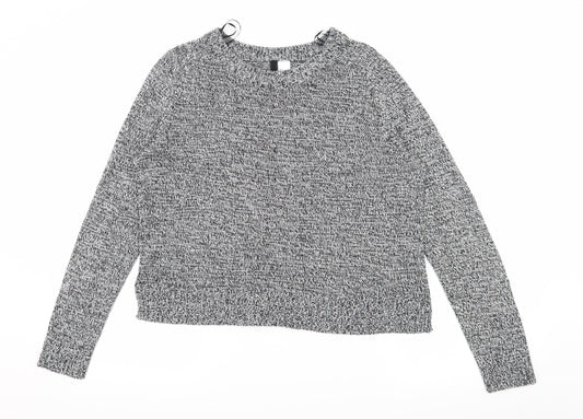 Divided by H&M Womens Grey  Knit Pullover Jumper Size S