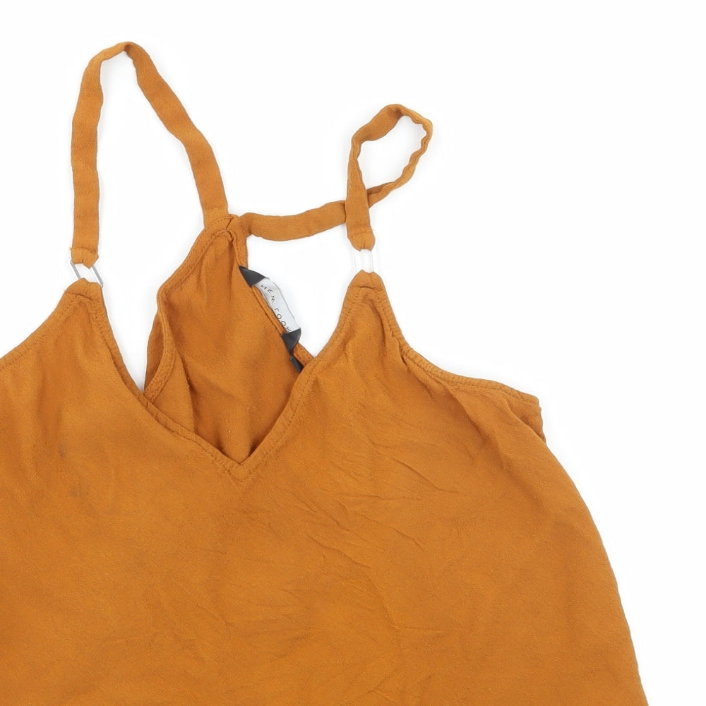 New Look Womens Brown   Camisole Tank Size 6