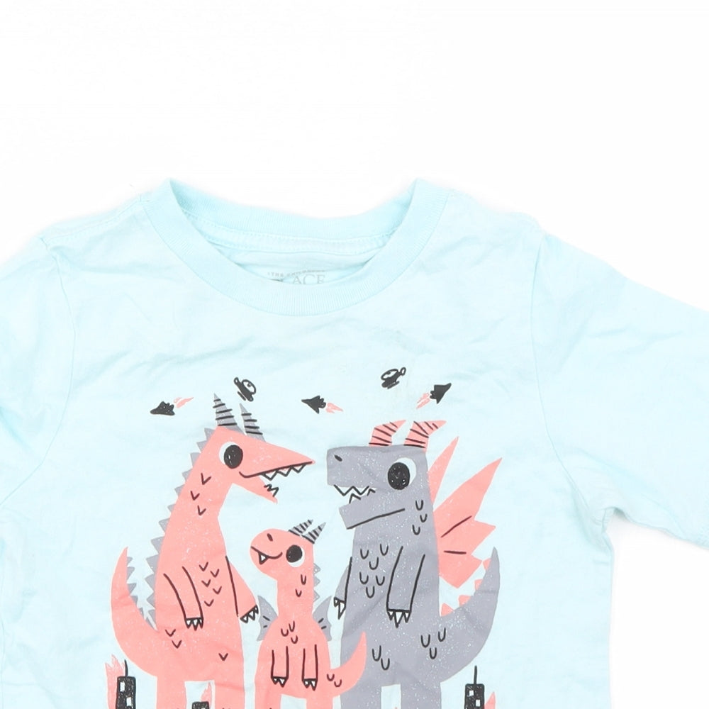 The Children's Place Boys Blue   Basic T-Shirt Size 4 Years